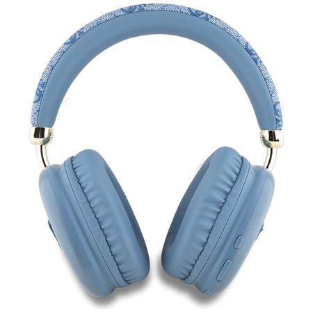 Guess 4G Triangle Logo - Kabellose Over-Ear-Kopfhörer Bluetooth V5.3 (blau)