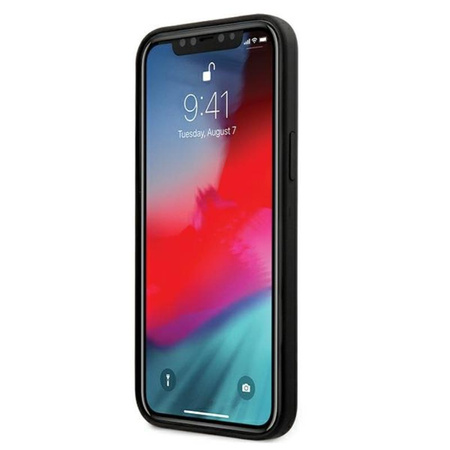 Guess Silicone Script - Etui iPhone 12 Pro Max (czarny)