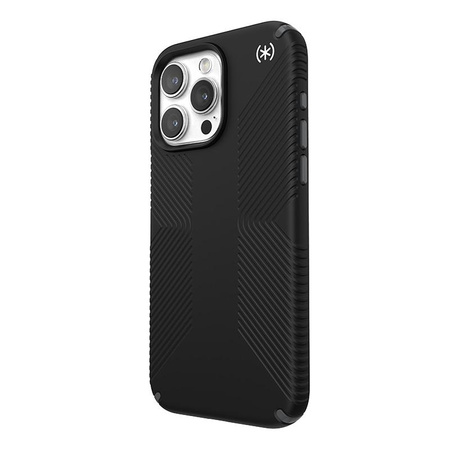 Speck Presidio2 Grip - pouzdro pro iPhone 15 Pro Max (černé / břidlicově šedé / bílé)