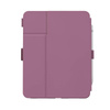 Speck Balance Folio - Étui pour iPad 10.9" (2022) avec MICROBAN avec aimant et support (Plumberry/Pourpre écrasé/Rose)