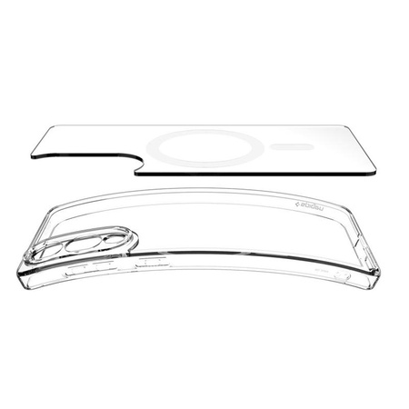 Spigen Ultra Hybrid MagSafe - Gehäuse für Samsung Galaxy S25 Edge (Klar / Weiß)