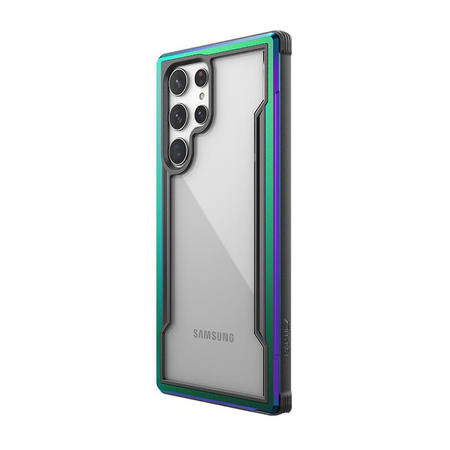 X-Doria Raptic Shield Pro - Étui Samsung Galaxy S22 Ultra 5G (Protection Antimicrobienne) (Iridescent)