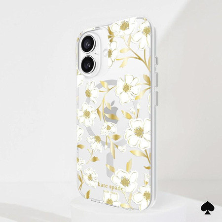 Kate Spade New York Protective Gems MagSafe - étui pour iPhone 16 (Sunshine Floral)