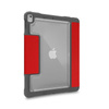 STM Dux Plus Duo - Étui blindé pour iPad 10.2" (2021-2019) MIL-STD-810G avec chargement de l'Apple Pencil (Rouge)