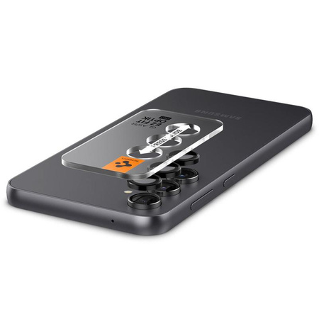 Spigen Optik Pro GLAS.TR EZ Fit Camera Protector 2-Pack - ochranné sklo objektivu pro Samsung Galaxy S23 FE (2 ks) (Black)