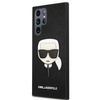 Karl Lagerfeld Saffiano Ikonik Karl`s Head - Etui Samsung Galaxy S22 Ultra (czarny)