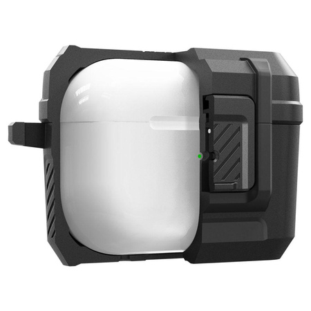 Spigen Lock Fit - Étui blindé pour Apple Airpods Pro 1 / 2 (Noir)