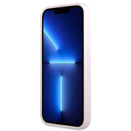 Étui Guess Saffiano Hot Stamp & Metal Logo - iPhone 13 Pro Case (lilas)