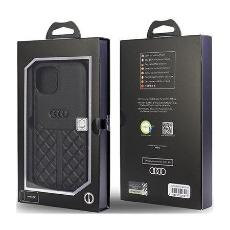 Audi Genuine Leather - iPhone 14 Case (Black)