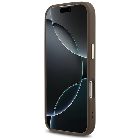 Guess 4G Big 4G Classic Logo - Case iPhone 17 Pro Max (Braun / Gold)