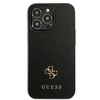 Guess Saffiano 4G Small Metal Logo - iPhone 13 Pro Tasche (schwarz)
