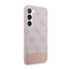 Guess 4G Bottom Stripe Metal Logo Collection - Samsung Galaxy S23+ Case (pink)