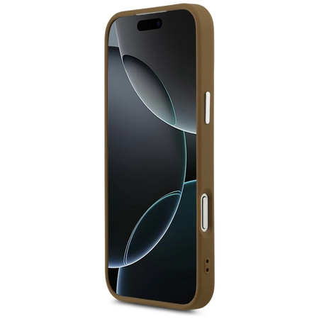 Guess Triangle Logo MagSafe - Case iPhone 17 Pro Max (Brown)