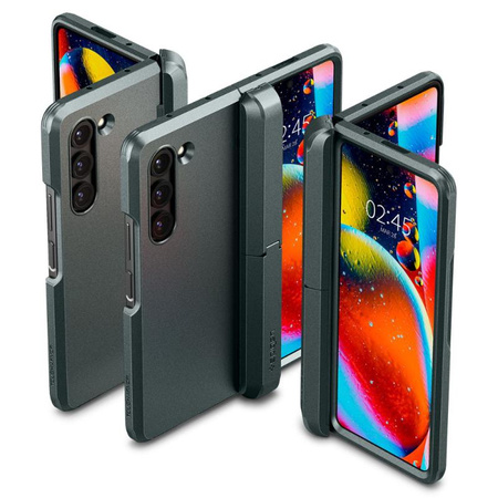 Spigen Tough Armor Pro Pen - étui pour Samsung Galaxy Z Fold 5 (Abyss Green)