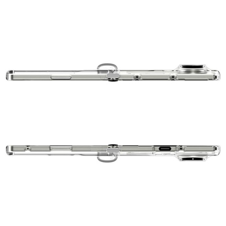 Spigen Ultra Hybrid Pro Mag MagSafe - Etui pour Samsung Galaxy Z Fold 7 (Clair/Blanc)