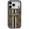 Guess 4G Printed Stripes MagSafe - Case iPhone 17 Pro (brown)