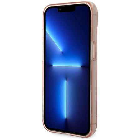 Průsvitné pouzdro Guess - iPhone 14 Plus (růžové)