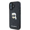 Karl Lagerfeld Monogramm Karl Head Pin - iPhone 16 Hülle (schwarz)