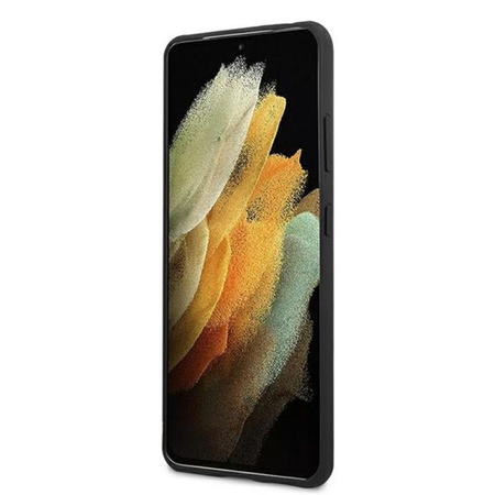 Guess Iridescent - pouzdro pro Samsung Galaxy S21 Ultra (černé)