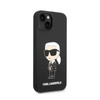 Karl Lagerfeld Silicone NFT Ikonik - pouzdro pro iPhone 14 Plus (černé)