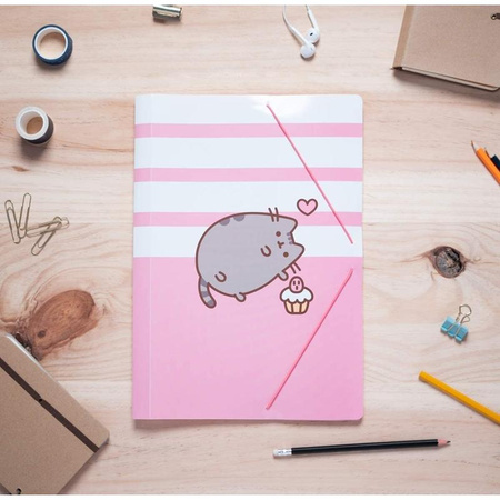 Pusheen - Collection Rose porte-documents en caoutchouc (24,5 x 34,5 cm)