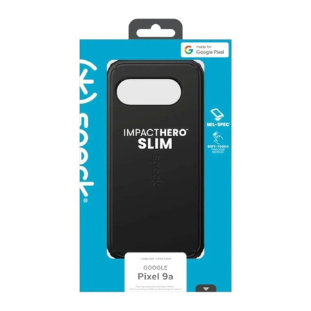 Speck ImpactHero Slim - Hülle für Google Pixel 9a (Schwarz)