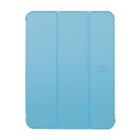 Tucano Satin Case - Tasche für iPad 10.9" (2022) mit Magnet & Standfuß mit Apple Pencil Halter (blau)