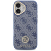 Guess 4G Strass Logo MagSafe - Hülle iPhone 17 (Blau)
