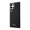 Karl Lagerfeld Saffiano Monogram Metal Logo - pouzdro pro Samsung Galaxy S23 Ultra (černé)