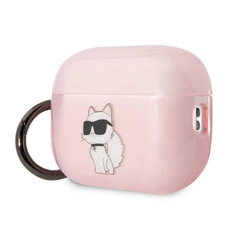 Karl Lagerfeld NFT Ikonik Choupette Kopf - AirPods Pro 2 Gehäuse (rosa)