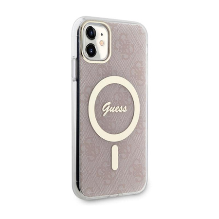Guess 4G MagSafe - Étui pour iPhone 11 (rose)