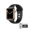 Crong Duo Sport - Řemínek pro Apple Watch 38/40/41/42 mm (šedý/černý)