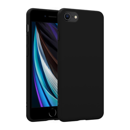 Crong Color Cover - Coque iPhone SE (2022/2020) / 8 / 7 (noir)
