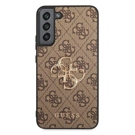 Guess 4G Big Metal Logo - Etui Samsung Galaxy S22+ (brązowy)