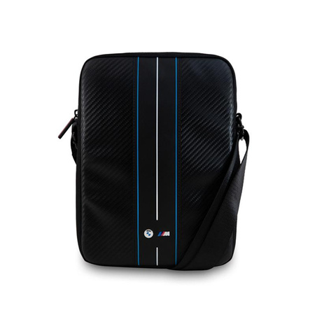 BMW Carbon Blue Stripes - 10" Tablet-Tasche (schwarz)