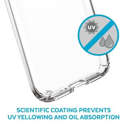 Speck Presidio Perfect-Clear - Étui pour Samsung Galaxy Note 20 avec revêtement MICROBAN (transparent/transparent)