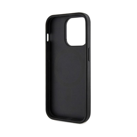 Guess 4G Printed Stripes MagSafe - iPhone 15 Pro Case (black)