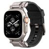 Spigen DuraPro Armor PU - Armband für Apple Watch 42/44/45/49 mm (schwarz)