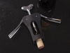 BUILT Curve Winged Corkscrew - Steel Butterfly Wine Corkscrew (Black)