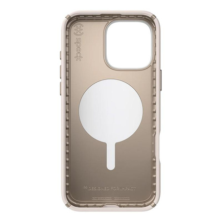 Speck Presidio2 Pro ClickLock & MagSafe - iPhone 16 Pro Max Case (Bleached Bone / Heirloom Gold / Hazel Brown)