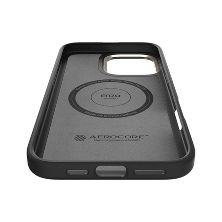 Spigen Enzo Aramid MagSafe - iPhone 16 Pro Tasche (Schwarz / Natur)
