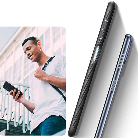 Spigen Liquid Air - Etui do Samsung Galaxy M53 5G (Czarny)