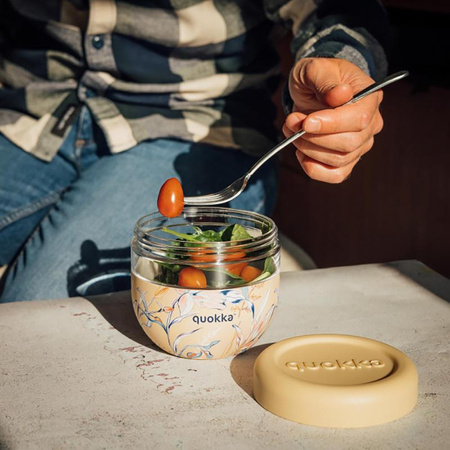 Quokka Bubble Food Jar - Récipient alimentaire / lunchbox 770 ml (Vintage Floral)