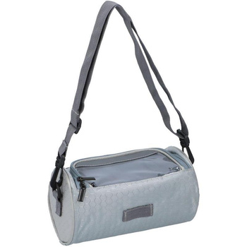 Dunlop - Handlebar bike bag / pannier with smartphone pocket (grey)