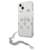 Guess Peony Chain Handle - Coque iPhone 13 (argent)