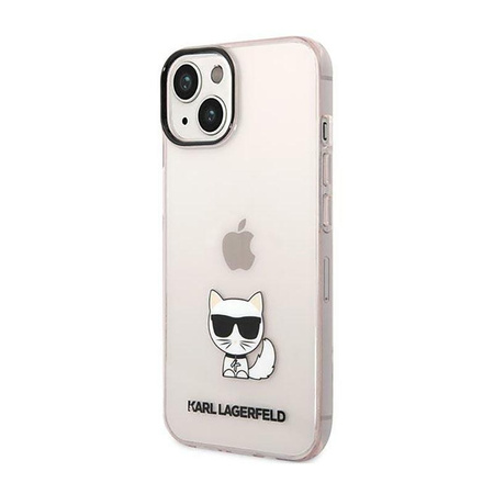 Karl Lagerfeld Choupette Body - Coque pour iPhone 14 Plus (rose)