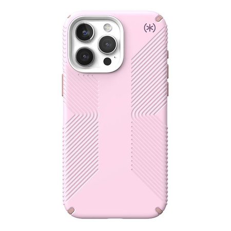 Speck Presidio2 Grip Magsafe - Etui iPhone 15 Pro Max (Soft Lilac / Carnation Petal / Rouge Pink)