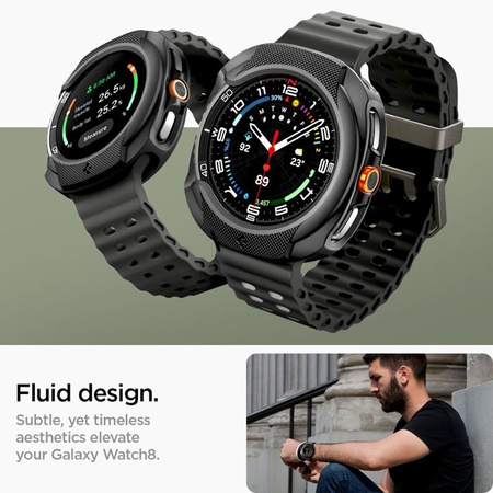 Spigen Liquid Air - Case for Samsung Galaxy Watch 8 Classic 46 mm (Matte Black)