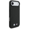 Custodia MagSafe per iPhone Air con logo trapuntato BMW M (nera)
