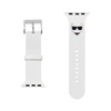 Karl Lagerfeld Silikonová hlava Choupette - řemínek pro Apple Watch 38/40/41 mm (bílý)